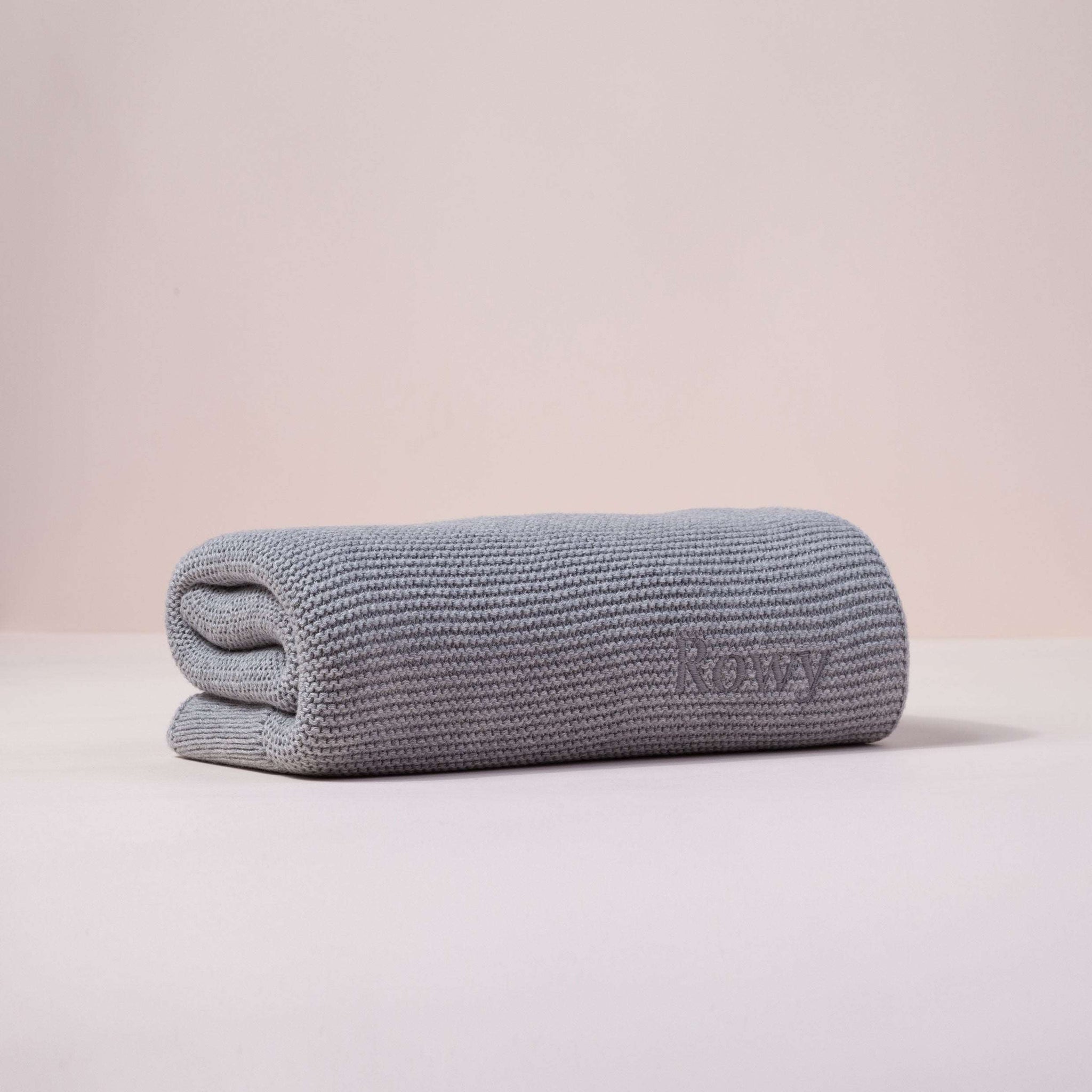 Baby Knit Blanket – Grey